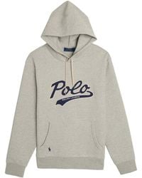 Polo Ralph Lauren - Double-Knit Logo Hoodie - Lyst