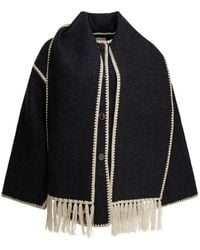 TOTEME - Fringe Trim Coat - Lyst