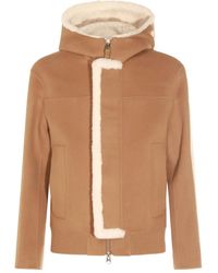 Mackage Jay Shearling Jacket in Natural for Men | Lyst