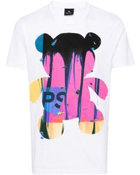 PS by Paul Smith - T-shirt en coton à imprimé Teddy Bear - Lyst