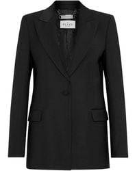Philipp Plein - Skull Crystal-Embellished Blazer - Lyst