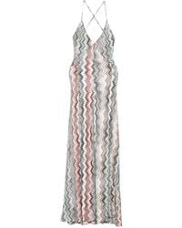 Missoni - Vestido largo con cuello halter - Lyst