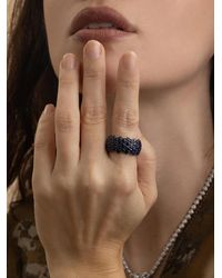 Andreoli - Sapphire Stretch Ring - Lyst