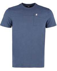 K-Way - Patch-Pocket Cotton T-Shirt - Lyst