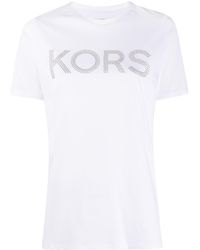 MICHAEL Michael Kors - Camiseta con logo estampado - Lyst