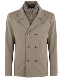 Moorer - Double-Breasted Peacoat - Lyst