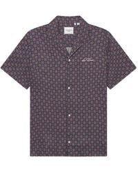 Les Deux - Geometric-Pattern Shirt - Lyst