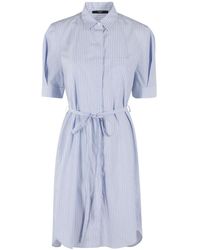 Seventy - Vestido de algodón - Lyst