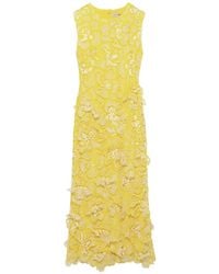 Jonathan Simkhai - Dahlia Lace Midi Dress - Lyst
