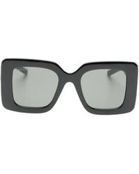 Gucci - Interlocking G Square-Frame Sunglasses - Lyst