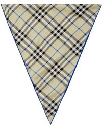 Burberry - Foulard en soie à motif Vintage Check - Lyst