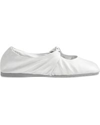 Loewe - Leather Ballerina Shoes - Lyst