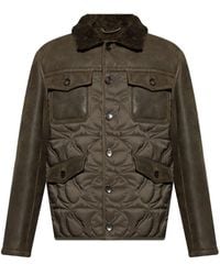 Etro - Jacket With Fur Collar - Lyst