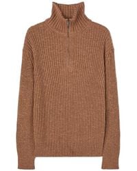 RETORI - Ribbed Zip-Up Sweater - Lyst
