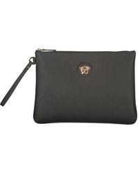 Versace - Medusa Head-Embellishment Clutch Bag - Lyst