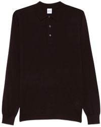 Aspesi - Long-Sleeve Wool Polo Shirt - Lyst