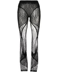 Dion Lee - Lace High-Waisted Leggings - Lyst