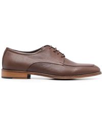Pollini Sacchetto Leather Derby Shoes - Brown