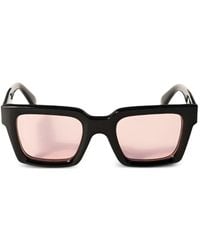 Off-White c/o Virgil Abloh - Arrows-Detail Square-Frame Sunglasses - Lyst