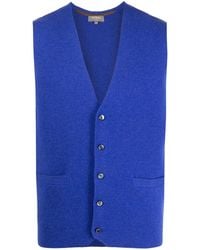 N.Peal Cashmere - V-Neck Cashmere Waistcoat - Lyst