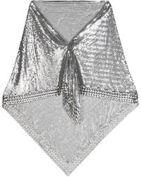Rabanne - Metallic Chain-Mail Scarf - Lyst