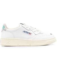 Autry - Medalist Panelled Leather Sneakers - Lyst