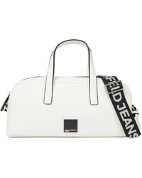 KARL LAGERFELD - Logo-Patch Bowling Bag - Lyst