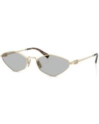 Miu Miu - Hexagonal Frame Sunglasses - Lyst