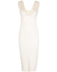 PATBO - Isadora Bead-Embellished Midi Dress - Lyst