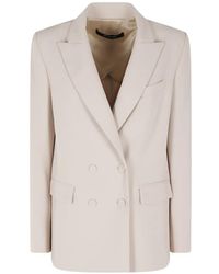 FEDERICA TOSI - Double-Breasted Blazer - Lyst
