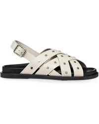 Geox - Adelash Studded Crossover-Strap Sandals - Lyst