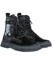 Viron - Stiefel Aus Samt - Lyst