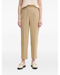 Benetton - Pantalon Droit À Design Plissé - Lyst