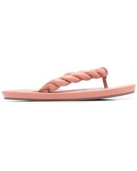 Red(V) - Twist-Strap Flip Flops - Lyst