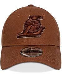 KTZ - Los Angeles Lakers Nba Team Outline 9Forty Baseball Cap - Lyst
