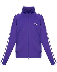 Y-3 - 3-Stripes Logo Zipped Jacket - Lyst