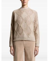 Peserico - Pullover Mit Argyle-Muster - Lyst