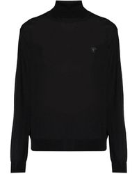 Versace - Roll-Neck Logo Sweater - Lyst