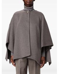 Fabiana Filippi - Monili-Embellished Cape Coat - Lyst