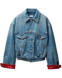 Versace - Veste En Jean - Lyst