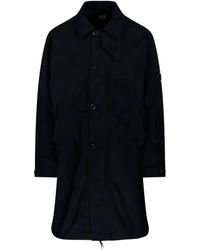 C.P. Company - Button-Fastening Lens-Detail Coat - Lyst