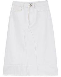 Jil Sander - A-Linien-Rock Mit Einsätzen - Lyst