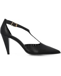 Pinko - Brogue-Detail T-Bar Pumps - Lyst