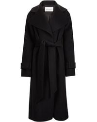 Nina Ricci - ベルベットトリム コート - Lyst