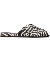 Premiata - Zebra-Print Flat Sandals - Lyst