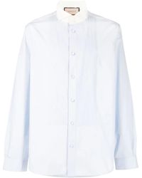 Gucci - Cotton Poplin Shirt - Lyst