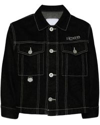 Chocoolate - Logo-Embroidered Denim Jacket - Lyst