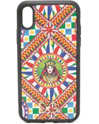 Dolce & Gabbana - Geometric-Print Iphone Xr Case - Lyst
