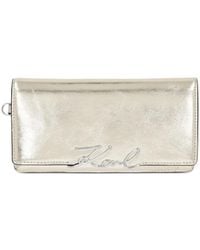 KARL LAGERFELD - Logo-Detail Wallet - Lyst