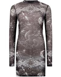 Philipp Plein - Tulle Mini Dress - Lyst